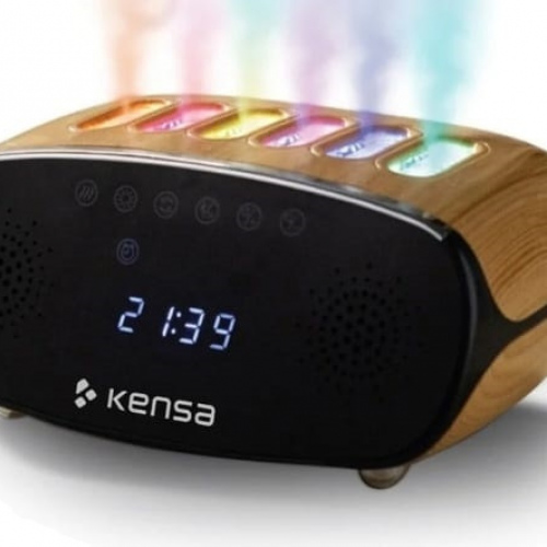 Kensa Bluetooth Hoparlörlü Aromaterapi Hava Nemlendirici – 7 Renk Işıklı, Çoklu Sis Çıkışlı, Kumandalı